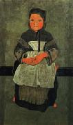 Paul Serusier Little Breton Girl Seated(Portrait of Marie Francisaille) oil painting picture wholesale